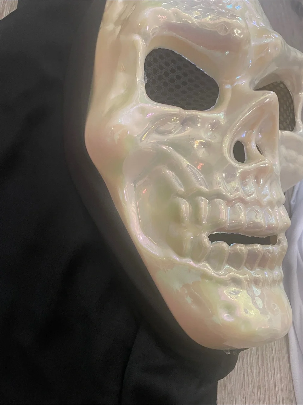 Halloween Mask Pack - Ghost Face, Rhinestone Clown, Pearl Skull | Accessories
